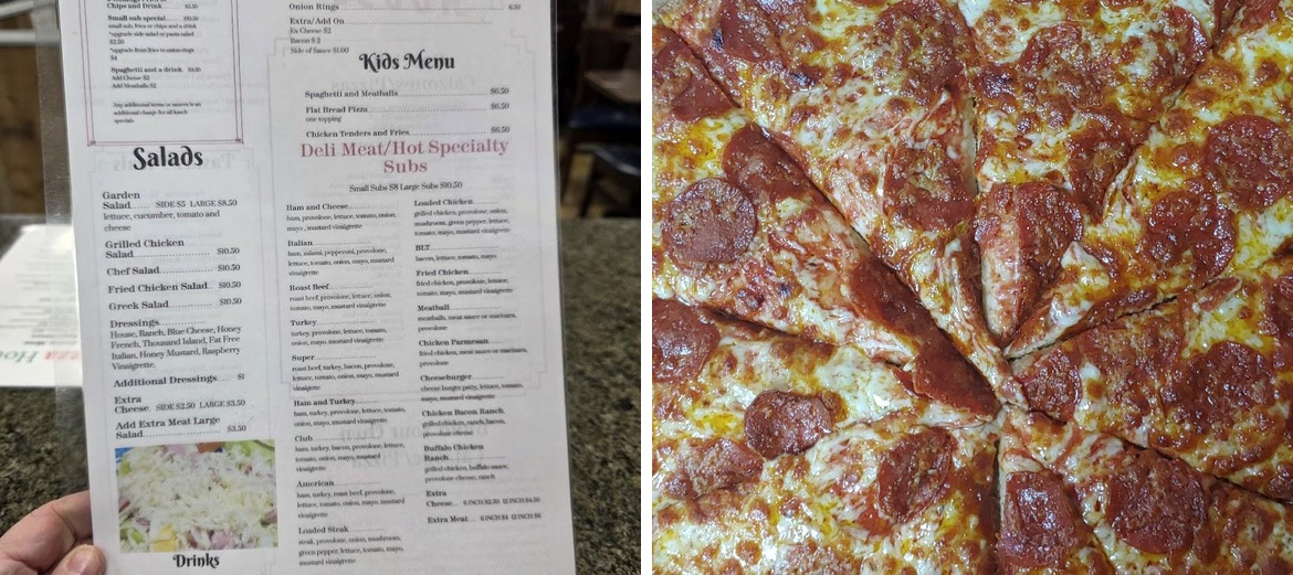 Pizza House Menu
