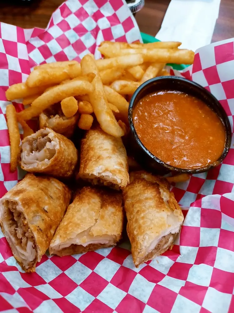 Steak and Cheese Egg Rolls